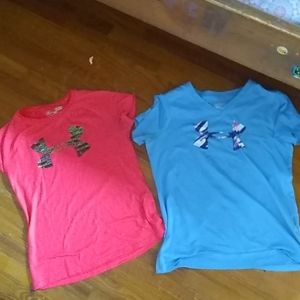 2 athletic shirts